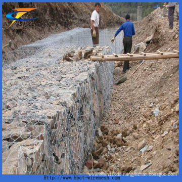 China Professional Hersteller Anti-Flooding Galvanisierter Gabion Korb zum Verkauf